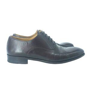 MAGNANNI Dress Derby Dark Brown Leather Mens Shes 9/42 Cap Toe